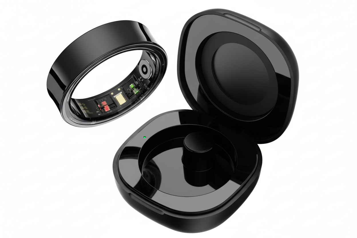 Smart Ring 2025 - Heart Rate & Blood Oxygen Monitor - Sleep Tracker - IP68 Waterproof - Multi-Sport Fitness Ring